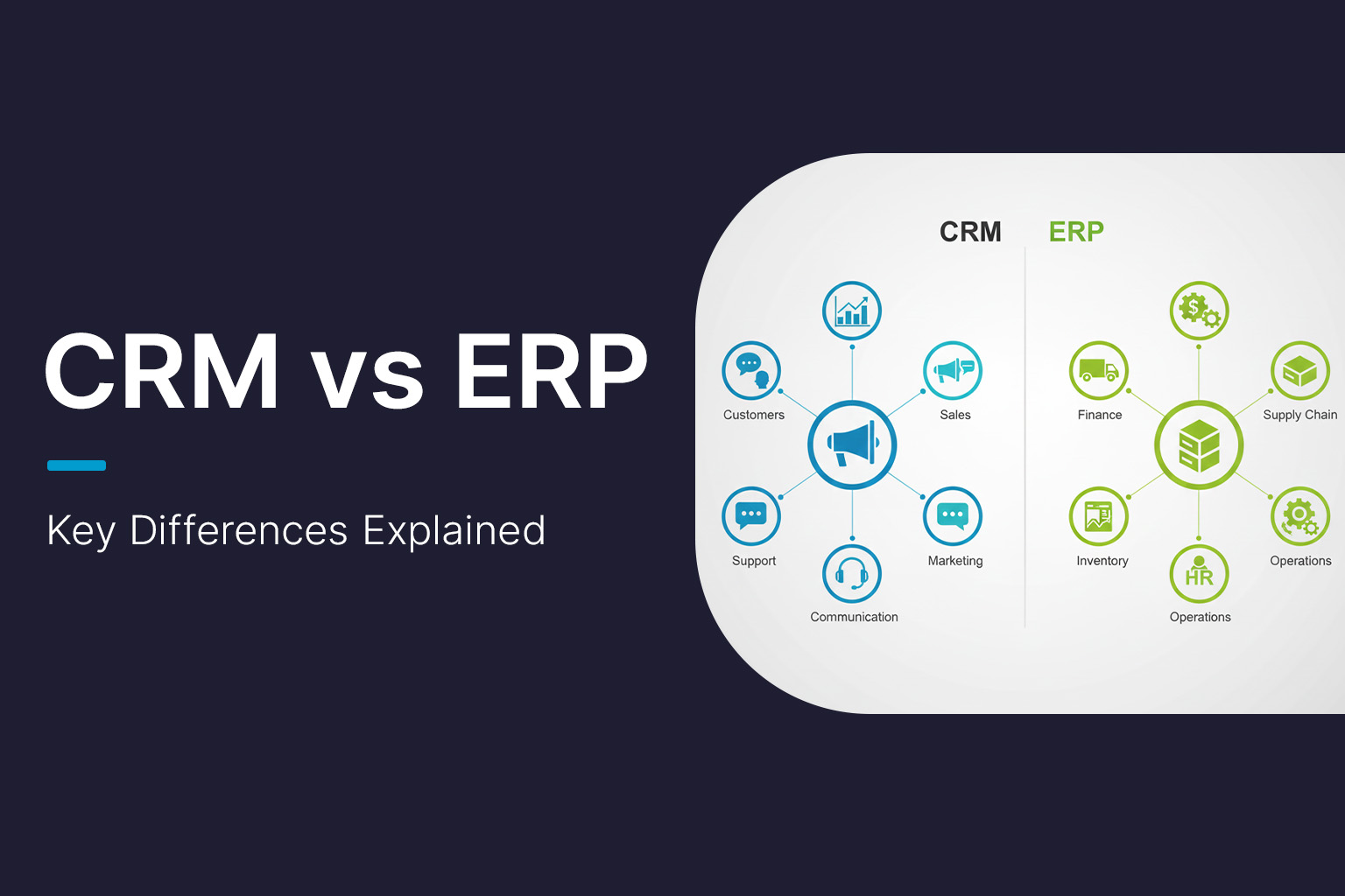 CRM vs ERP: Key Differences Explained
