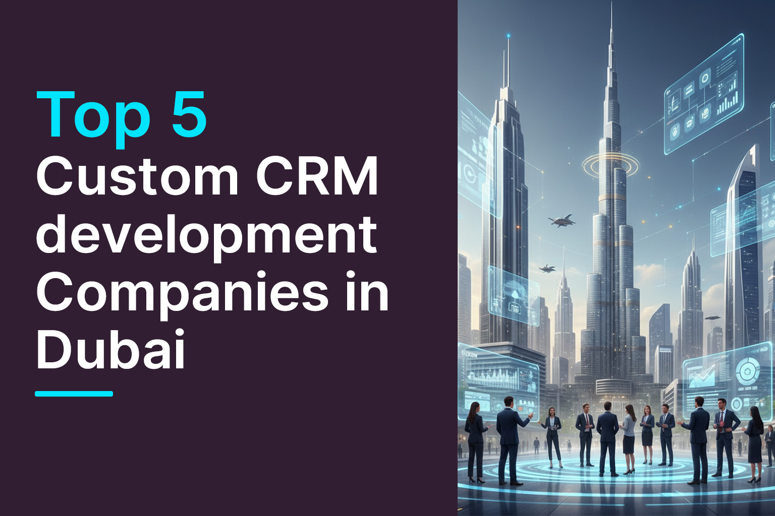 Top 5 Custom CRM Development Companies in Dubai