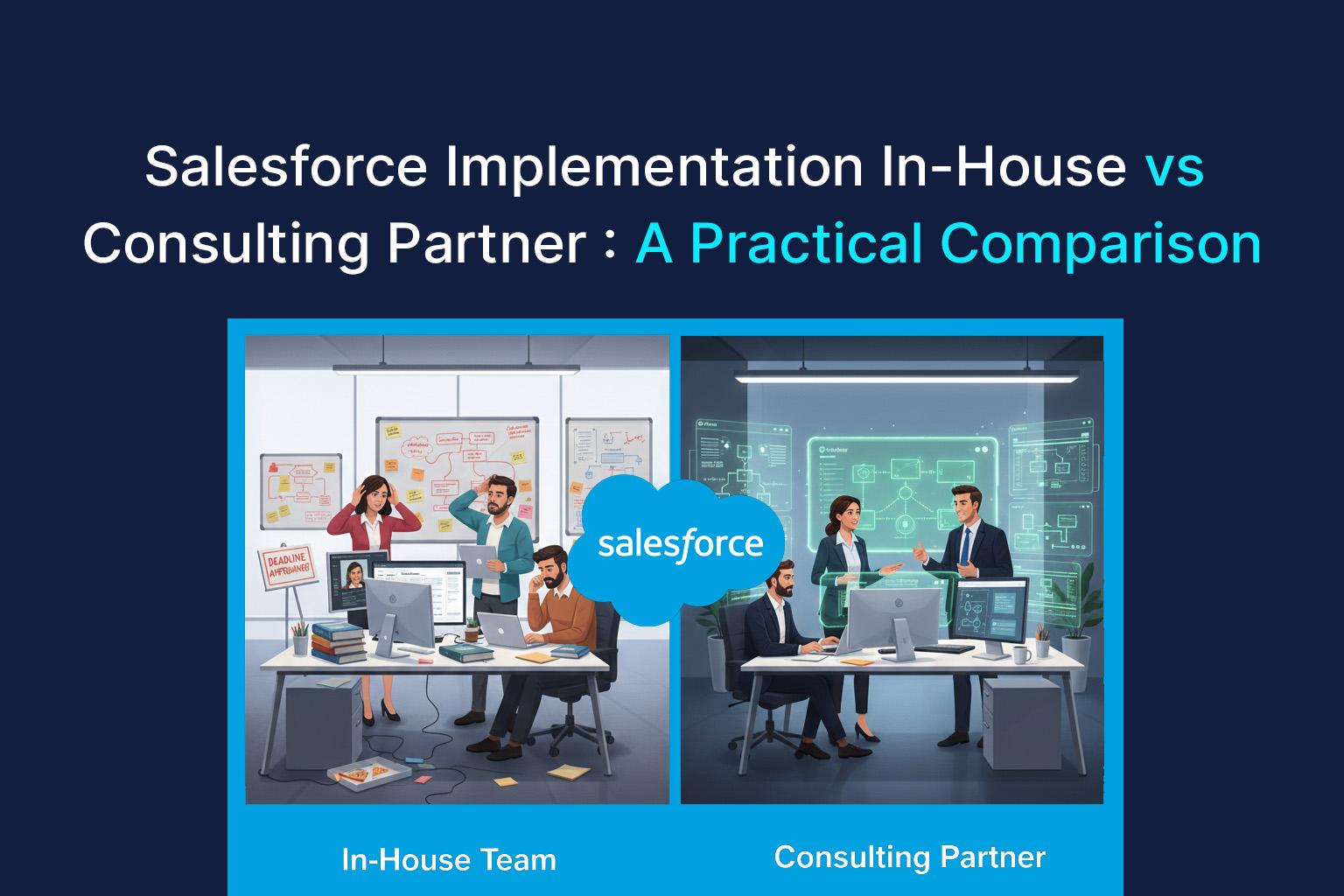 Salesforce Implementation In-House vs Consulting Partner : A Practical Comparison